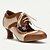 Spot On Women's Casual Brogue Shoes – Lace Up Synthetic Dress Shoes