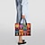 preiswerte Grafische Drucksäcke-Damen Handtasche Stoffbeutel Boston-Tasche Polyester Einkauf Täglich Festtage Bedruckt Hohe Kapazität Leichtgewichtig Katze Pink Regenbogen