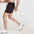 billige Løbebukser-Herre Løbeshorts Træningsshorts Sweatshorts Lomme 2 i 1 Elastisk talje Shorts Indendørs udendørs Sport &amp; Udendørs Sommer Hurtigtørrende Letvægt Blød Marathon Træning Vandring Skræddersyet Sportstøj