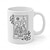 abordables Tazas-Taza de café del Zodíaco, novedad, taza de café de estilo de pareja, Taza de cerámica de 11 oz, regalo de fiesta familiar, 1 ud.