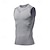 cheap Men&#039;s Running Tee &amp; Tank Tops-Men&#039;s Workout Tank Top Running Tank Top Sleeveless Vest / Gilet Casual Athleisure Breathable Quick Dry Soft Gym Workout Running Walking Sportswear Activewear Solid Colored Black White Gray