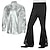 cheap Historical &amp; Vintage Costumes-Metallic Retro Vintage 1970s Disco Outfits Shirt Bell Bottom Pants Men&#039;s Halloween Carnival Fancy Party Shirt