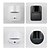 cheap Indoor Wall Lights-LED Indoor Wall Lights Bedside Reading Light with Night Light Version and Independent Switch 350° Rotatable RV Vanity Wall Sconce Metal Living Room Bedroom 110-240V