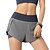 abordables short de course femme-Femme Shorts de Yoga 2 en 1 Taille haute Cuissard Short Sport &amp; Loisir Casual Athleisure Respirable Séchage rapide Poids Léger Fonctionnement Marche Le jogging Standard Tenue de sport Tenues de Sport