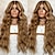 cheap Human Hair Lace Front Wigs-Unprocessed Virgin Hair 13x4 Lace Front Wig Middle Part Brazilian Hair Wavy Multi-color Wig 130% 150% Density with Baby Hair Highlighted / Balayage Hair 100% Virgin Glueless Pre-Plucked For Women Long