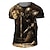 ieftine Tricouri 3D Bărbați-Grafic Animal Leu Aripi Crucea Templieră Modă Religios Îmbrăcăminte Atletică Bărbați Tipărire 3D Tricou Stradă Sport exterior Tricou Negru Auriu Stil Nautic Cămașă Vară Primăvară Îmbrăcăminte S M L