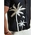 billige Hawaii-skjorte til mænd-Herre Skjorte Hawaii skjorte Kokos palme Grafiske tryk Aftæpning Sort Hvid Blå Grøn Kakifarvet udendørs Gade Kort Ærme Trykt mønster Tøj Sport Mode Gade Designer