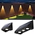 billige Udendørsvæglamper-moderne minimalistisk solcelle væg vaske lys, sloar trin trappe lys vandtæt gård dæk lys have ydervæg udendørs indretning sol hegn lampe have gård belysning 1 stk.