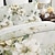 billige Dynebetræk Sæt-100% bomuld hvid blomst plys dynebetræk 3-delt sæt til sommer blød hudvenlig langtidsholdbar behagelig letvægts