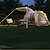 お買い得  ＬＥＤライトストリップ-収納可能なストリングライト ソーラーキャンプストリングライト 屋外テントライト USB充電式 33フィート/10メートル 100LED キャンプ ハイキング用