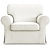 voordelige IKEA Covers-ektorp bankhoes voor fauteuil, loveseat, 3-zits, katoenen hoes voor de ikea ektorp stoel, fauteuil eenzitsbank hoes vervangend niet geschikt voor de bank uit de Uppland-serie.