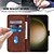 baratos Capa Samsung-telefone Capinha Para Samsung Galaxy S26 Ultra Plus S25 S24 S23 S22 S23 FE S21 Ultra Plus S20 A55 5G A35 5G Capa traseira Com Suporte com pulseira Slot para cartão Retro TPU Couro PU