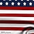 olcso férfi gombos polók-Zászló Férfi Alkalmi 3D POLO trikó Utca Napi Szabadság Amerikai függetlenség napja Poliészter Rövid ujjú Térfogatcsökkenés Pólóingek Fehér Kék Tavaszi nyár S M L Mikroelasztikus Lapel Polo
