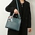 preiswerte Handtaschen und Tragetaschen-Damen Handtasche PU-Leder Täglich Reißverschluss Hohe Kapazität Geometrisch Schwarz Blau Braun
