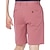 cheap Work Shorts-Men&#039;s Pink Shorts Summer Shorts Work Shorts Casual Shorts Button Pocket Plain Comfort Formal Party Work Fashion Classic Style Pink Khaki