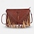 baratos Malas com Alça-Mulheres Bolsa crossbody Bolsa de ombro Bolsa Hobo Couro PU Tachas Mocassim Grande Capacidade Côr Sólida Preto Branco Marron