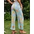 abordables Fondos-Retro Antiguo Años 70 Hasta el Tobillo Pantalones Pantalones de pierna ancha Hippie Cintura atada Floral Disfraz Mujer Vacaciones Casual Diario Desfile del orgullo Adulto Pantalones Primavera verano