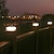 baratos Luzes de Parede de Exterior-luz solar para exterior à prova d&#039;água luz de cerca solar 30led deck terraço jardim postes super brilhantes para 4x4 5x5 6x6 post cap madeira apenas luz solar noturna 1/2 unidades