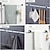cheap Storage &amp; Organization-16PCS No-Drill Curtain Rod Brackets - Self-Adhesive Plastic Hooks, Universal Wall Mount for Bathroom, Kitchen, Home, and Hotel