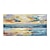 levne Olejomalby-ručně malované olejomalby plátno nástěnná umělecká dekorace moderní abstraktní západ slunce soumrak mořská krajina do obývacího pokoje domácí výzdoba válcovaný bezrámový nenatažený obraz
