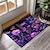 preiswerte Fußmatten-dunkle Blumen Fußmatte Küchenmatte Bodenmatte rutschfeste Flächenteppich ölbeständiger Teppich Indoor Outdoor Matte Schlafzimmer Dekor Badezimmermatte Eingangsteppich