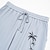 tanie Spodnie z nadrukiem-męskie spodnie lniane 40% spodnie lniane spodnie letnie spodnie plażowe ściągacz w pasie proste nogawki drzewo kokosowe oddychające pełnej długości wakacje moda plażowa na co dzień niebieski brązowy