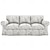billige IKEA Deksler-ektorp sofatrekk 100% ren bomull floral vattert trekk for 2-seters 3-seters sofa ikea-serien