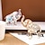 cheap Sculptures-Handmade Colorful Crystal Glass Elephant Ornament - Transparent Nose-Raising Design, Perfect Desktop Decoration or Personal Gift for Home Décor Enthusiasts