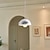 cheap Pendant Lights-LED Pendant Light 35cm 1-Light Bulb Included Warm White Metal Painted Finishes Modern Style Dining Room Bedroom Pendant Lantern Design 110-240V