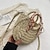 preiswerte Handtaschen und Tragetaschen-Damen Handtasche Strohsack Täglich Hohe Kapazität Geometrisch Elfenbein Braun