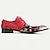 abordables Chaussures Premium pour Hommes-Homme Chaussures de moine Chaussures habillées Cuir Cuir de vachette pleine fleur italien Antidérapantes Boucle Vin