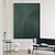 cheap Abstract Paintings-Hand painted  White Abstract Painting on Canvas handmade 3D Textured Wall Art Green Modern painting for handmade Canvas Art painting for Living Room Decor Trendy artwork Home Decor Hotel Art Piece