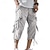 billiga Utomhus-Herr Capri Cargo Shorts Cargo-shorts Shorts Capribyxor Vandringsshorts Bensträng 6 fickor Slät Komfort Utomhus Dagligen Utekväll Mode Streetwear Svart Armégrön