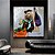 abordables arte callejero-Fred flintstone 100% pintado a mano graffiti art pintura pop art decoración de pared pintura para sala de estar arte de pared para oficina pintura de dibujos animados