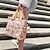 preiswerte Handtaschen und Tragetaschen-Damen Handtasche Wickeltasche Tote Segeltuch Täglich Reißverschluss Hohe Kapazität Geometrisch Rosa Regenbogen Hellblau