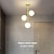 ieftine Lumini pandantive-led pandantiv cu lumini multiple scara spirala casa de lux 3 lumini 28 cm sticla modern stil nordic cafenele birou 110-240v