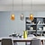 cheap Island Lights-LED Pendant Light Fashionable Creative Crystal Glass Shade1-Light 20 cm Electroplated Metal Decorative Bedroom Living Room 110-240V