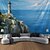 billige Ocean Beach Tapestry-Grækenland landskab hængende gobelin vægkunst stort gobelin vægmaleri indretning fotografi baggrund tæppe gardin hjem soveværelse stue dekoration