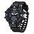 ieftine Ceasuri Digitale-SANDA Bărbați Ceas digital Exterior Sporturi Modă Ceas de Mână Luminos Cronometru Ceas cu alarmă Numărătoare inversă TPU Uita-te