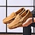 abordables Zapatillas sin cordones y mocasines de hombre-Hombre Zapatos de taco bajo y Slip-On Zapatos formales Zapatos De Vestir Cuero Sintético Cómodo Antideslizante Mocasín Negro Azul Gris claro