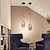 cheap Island Lights-LED Pendant Light Fashionable Creative Crystal Glass Shade1-Light 20 cm Electroplated Metal Decorative Bedroom Living Room 110-240V