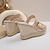 cheap Women&#039;s Sandals-Women&#039;s Wedge Sandals Platform Sandals Women Open Toe Knit Slip Slingback Party Home Office Sequin Platform Wedge Gold Sandals