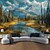 cheap Landscape Tapestry-Lake Mountain Landscape Hanging Tapestry Wall Art Large Tapestry Mural Decor Photograph Backdrop Blanket Curtain Home Bedroom Living Room Decoration