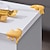 levne Úložiště a organizování-4ks/sada protikolizní rohová podložka ve tvaru kapky vody, rohová nálepka proti kolizím skříňky na čajový stůl, chránič pravého úhlu nábytku, silikonová protikolizní ochrana