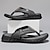 cheap Men&#039;s Sandals-Men&#039;s Leather Sandals Summer Sandals Slippers &amp; Flip-Flops Retro Walking Casual Daily Vacation Beach Comfortable Shoes Dark Grey Dark Brown