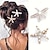 Недорогие Аксессуары для укладки волос-Винтажная декоративная заколка для волос в форме морской звезды из искусственного жемчуга, элегантная заколка для волос для женщин и девочек, повседневная одежда