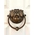 Недорогие Садовый декор-старинный дверной молоток с головой дракона, античная бронзовая смола, 3d дизайн лабиринта, декоративная настенная подвесная статуя, деревенский домашний художественный декор