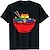 Χαμηλού Κόστους Καθημερινές Cosplay Anime Κουκούλες &amp; T-Shirts-Παρέλαση Υπερηφάνειας Υπερηφάνεια LGBT Gay Pride Σημαία του Ουράνιου Τόξου Κοντομάνικο Κινούμενα σχέδια Μάνγκα Ουράνιο Τόξο Χαράκουκου Γραφικό Καβάι Για Για Ζευγάρια Ανδρικά Γυναικεία Ενηλίκων