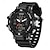 ieftine Ceasuri Digitale-SANDA Bărbați Ceas digital Exterior Sporturi Modă Ceas de Mână Luminos Cronometru Ceas cu alarmă Numărătoare inversă TPU Uita-te