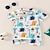 cheap Swimwear-Summer Kids Boys Swimsuit Casual Cartoon Printed Short Sleeve Zipper Jumpsuit Swimwear Beachwear Clothes